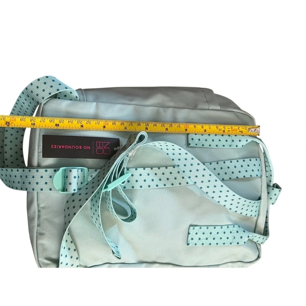 NWD No Boundaries Juniors Mini‎ Backpack Mint Green Polka Dot Casual School Bag